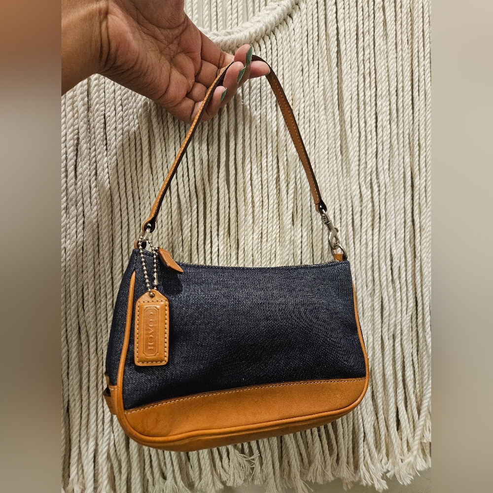 Coach Denim Mini Pochette